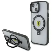 Ferrari Ring Stand Magsafe Back Case Aizsargapvalks Priekš Apple iPhone 15 Fehmp15Suscah