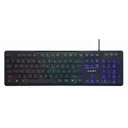 Gembird Kb-Uml-02 Rainbow Backlight Klaviatūra
