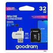 Goodram Microsd class 10 Uhs I 32Gb Atmiņas karte  Karšu lasītājs M1A4-0320R12