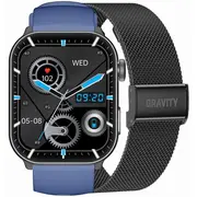 Gravity Gt28-3 Viedpulkstenis 22Mm Navy Blue