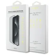 Guess Screen Protector 2.5D Privacy for iPhone 16 / melns Gutgp16Sbokgcip