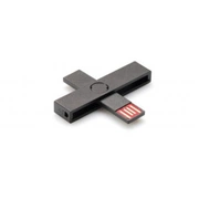 Id karšu lasītājs eID / Smart Card Black Usb 4748001003724