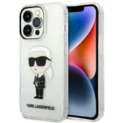 Karl Lagerfeld Klhcp14Lhniktct Aizmugurējais Apvalks Priekš Apple iPhone 14 Pro