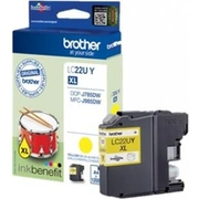 Lc-22Uy dzeltena tintes kasete  1200 lapām Dcpj785Dw Lc22Uy