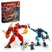 Lego 71808 Kais Elemental Fire Mech Konstruktors