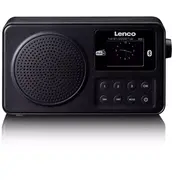Lenco Pdr-033Bk Pārnēsājamais Radio Fm / Bluetooth