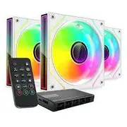 Mars Gaming Mf3Dprokitw Argb 120Mm tālvadības datora dzesētāju komplekts