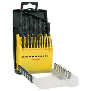 Metāla urbju komplekts Hss-R, 19 gab., 1-10 mm, 2607019435 Bosch