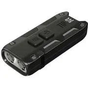 Nitecore Tipseblack, Rokas lukturis, 700 lm, 2 x Osram P8, 2100 cd, 90 m, Ip54, 500 mAh, 50 h, Usb, melns Tipseblack