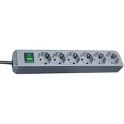 Pagarinātājs Eco-Line 6 ligzdas 1,5 m 1159540015 Brennenstuhl