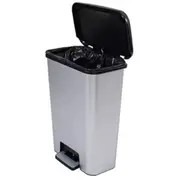 Pedāļspainis Curver 0817210793 50L 49.6X29.4X62Cm sudraba