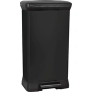 Pedāļspainis metalizēts Deco Bin 50L melns 0802162929
