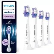 Philips Sensitive Zobu Birstes uzgaļi 4Gab Hx6054/87