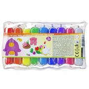 Radošais komplekts Modelēšanas mīkla Lēkājošais plastilīns 9 krāsas  Etc70136