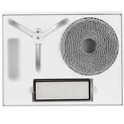 Roborock Accessories Kit 8.02.0297 piederumu komplekts filtrs sānu birste mop drānas Qrevo Maxv S Pro Balts