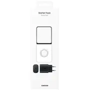 Samsung Z Flip5 Starter Pack Usb-C 25W Lādētājs  Caurspīdīgs maciņš Ef-Xf73Kktegww