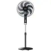 Statīva ventilators ar 40 cm diametru 3 ātruma režīmiem oscilāciju un 50 W jaudu melns Mfs402M0Bpk Midea