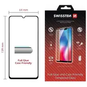 Swissten Full Face 5D Tempered Glass Aizsargstikls Pilnam Ekrānam Samsung Galaxy A40 Melns Sw-Jap-T-Sp-Sam-A40