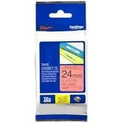 Tze-451 uzlīmju lente melns uz sarkana 24Mm Tze451