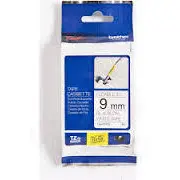 Tze-Fx221 uzl.lente Flexible melns uz balta, 9Mm Tzefx221