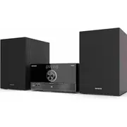 Aiwa mikro mūzikas sistēma ar Bluetooth, melna Msbtu-600