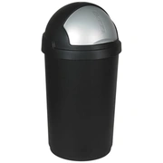 Atkritumu spainis Bullet 50L melns/sudraba 0803931260