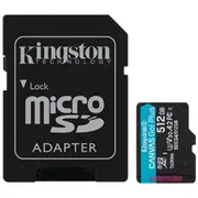 Atmiņas karte Kingston microSDXC Canvas Go Plus Gen4 512Gb Sdcg4/512Gb