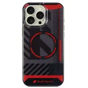 Audi Iml Sport Magsafe Aizsargapvalks Priekš Apple iPhone 16 Pro Max Aus-Imlmip16Pm-Rsq/D2-Bk
