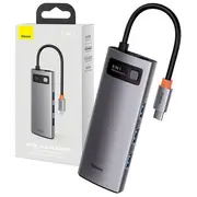 Baseus Metal Gleam Series Hub 5In1 / Usb-C līdz 3X Usb 3.0 Hdmi Pd Cahub-Cx0G