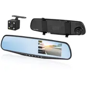Blow Blackbox Dvr F600 78-528 Autovideoreģistrators Full Hd 19201080 140 plaša leņķa 4.3 Lcd ekrāns Ciklisks ieraksts Kustības noteikšana G-Sensor Iebūvēts mikrofons un skaļrunis microSD līdz 32 Gb Mini Usb Portatīvs Melns