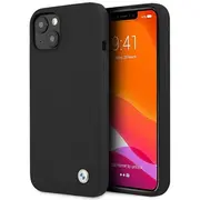 Bmw Bmhcp13Msilbk  Hardcase Silicone Aizmugurējais Silikona Apvalks Telefonam Apple iPhone 13