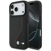 Bmw M Carbon Line  Logo Magsafe Case Aizsargapvalks priek Apple iPhone 17 Pro Bmhmp17L25Pccsckr