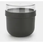 Brabantia Make Amp Take brokastu trauks, 0.5L, dark grey 204180