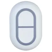 Dahua Ard822-W2-868 bezvadu panikas poga ar divām pogām 868 Mhz divvirzienu Rf sakari Ip54 Led statusa indikatori nejaušas nospiešanas novēršana akumulatora līmeņa attēlošana balts