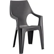 Dārza krēsls Dante High Back pelēks 29187057939