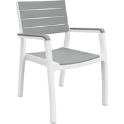 Dārza krēsls Harmony Armchair balts/gaiši pelēks 29201284