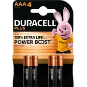 Duracell Mn 2400 Plus Power Boost Aaa Lr03 Blistera iepakojumā 4Gb. Mn2400Pb4
