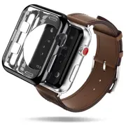 Dux Ducis Premium Silikona Maciņš Priekš Apple Watch 2 / 3 38 mm Melns  Dāvana Dux-Du-Aw38-Bk