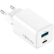 Forever Tc-08-45Ac Gan Pd Qc Usb-C / Usb Tīkla Lādētājs 45W Gsm187243