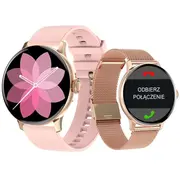 Giewont Gw330-1 Smartwatch Viedpulstenis / rozā/zelts