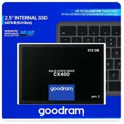 Goodram Ssd Cx400-G2 512Gb 2,5 Sata3 Ssdpr-Cx400-512-G2