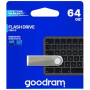 Goodram Uun2 Usb 2.0 64Gb Silver Uun2-0640S0R11