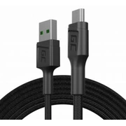 Green Cell Gc Powerstream Usb Male - Micro Fast Charging 1.2M Black Kabgc20