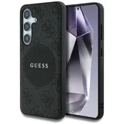 Guess 4G Round Patch Classic Logo Magsafe Aizsargapvalks Priekš Samsung Galaxy S25 Plus Guhms25Mp4Pgrsgk