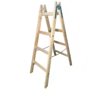 Koka divpusējās mājsaimniecības kāpnes 2X4 150Kg Aw23035 Awtools