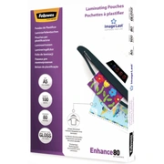 Laminēšanas plēves Fellowes Imagelast A5 80 Micron Laminating Pouch - 100 pack 5306002