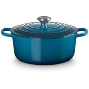 Le Creuset Čuguna katls apaļš Oslash24Cm / 4,2L zils  02729468