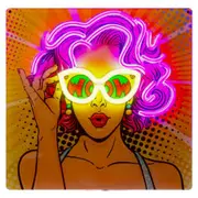 Led lampa Sbs Worw Girl Mode Neon effect Luneongirl