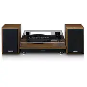 Lenco Ls-100Wd Plašu atskaņotājs Wooden Ls-100