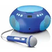 Lenco Scd-625Bu Cd Bluetooth Magnetola ar mikrofonu Zila